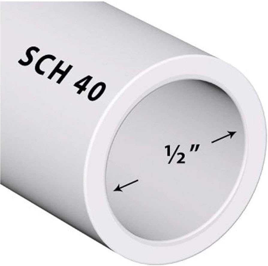 1/2" SH40 PVC PIPE