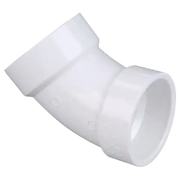 1 1/2" DWV 45 deg BEND